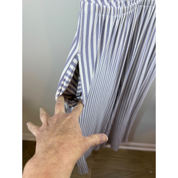 Matilda Jane Striped Jumpsuit‎ Casual Pockets Comfy Summer Women Size XS - Picture 4 of 10
